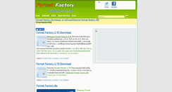 Desktop Screenshot of format-factory.loadfullversion.com