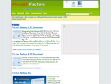 Tablet Screenshot of format-factory.loadfullversion.com
